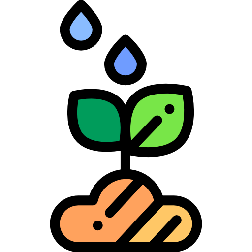 Sprout Detailed Rounded Lineal color icon