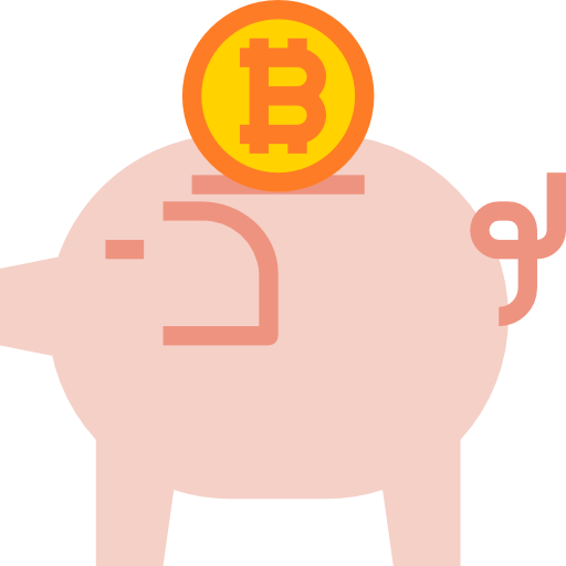 Piggy bank turkkub Flat icon