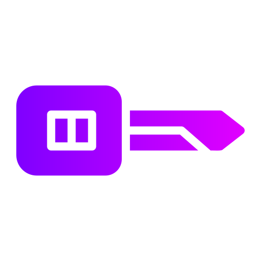 coche clave icono gratis