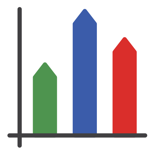 gráfico de barras icono gratis