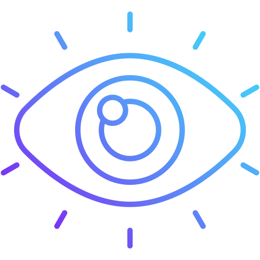 visión icono gratis
