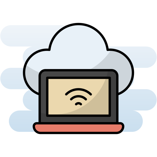 computación en la nube icono gratis