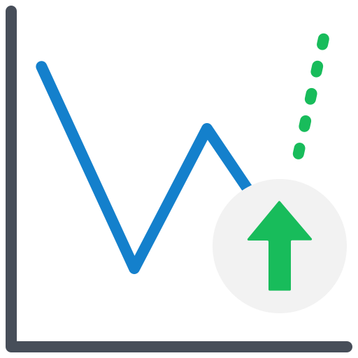 análisis de mercado icono gratis