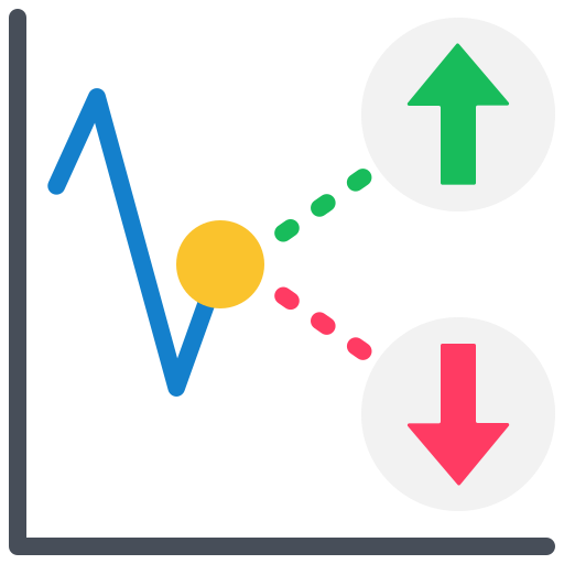 análisis de mercado icono gratis