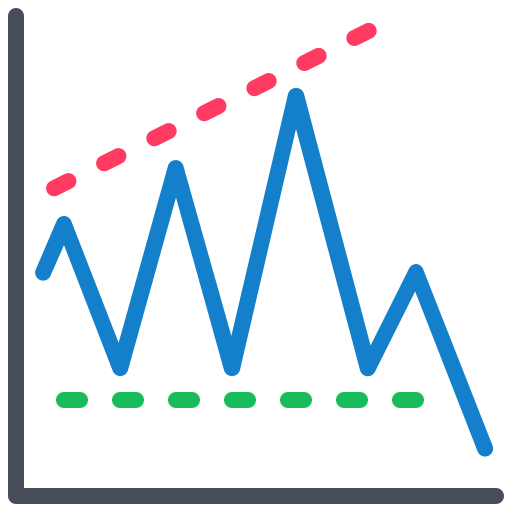 análisis de mercado icono gratis