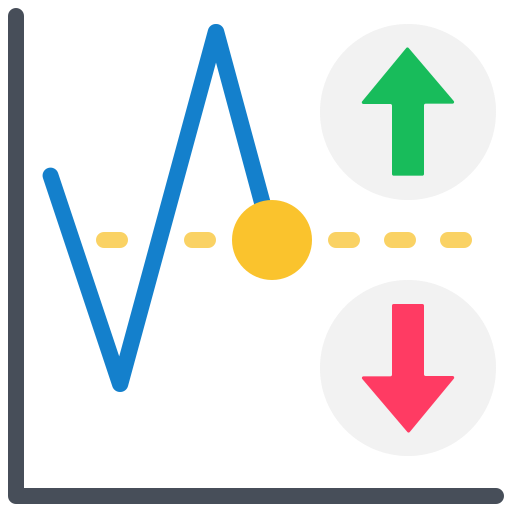 análisis de mercado icono gratis