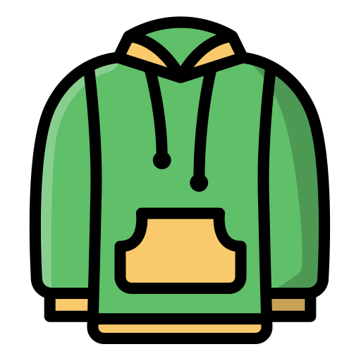 Hoodie Generic Outline Color icon