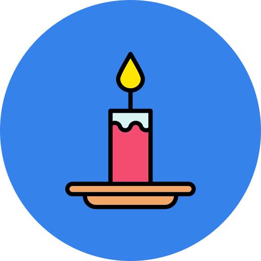 Vela de cumpleaños - Iconos gratis de bienestar