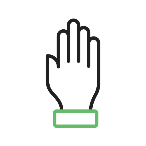 Hand Generic Outline Color icon