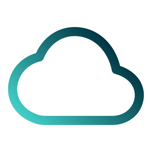 Cloud Generic Gradient icon