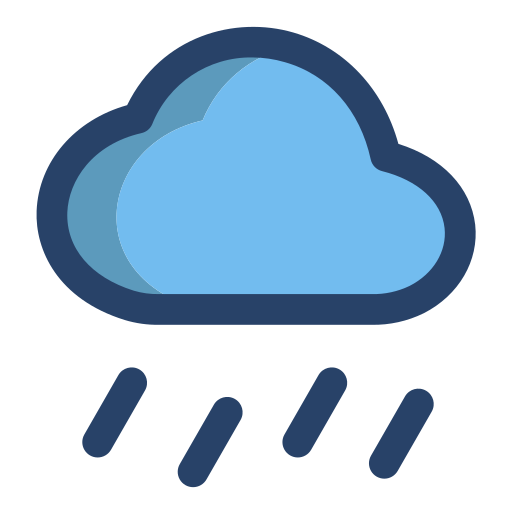 lluvia pesada icono gratis