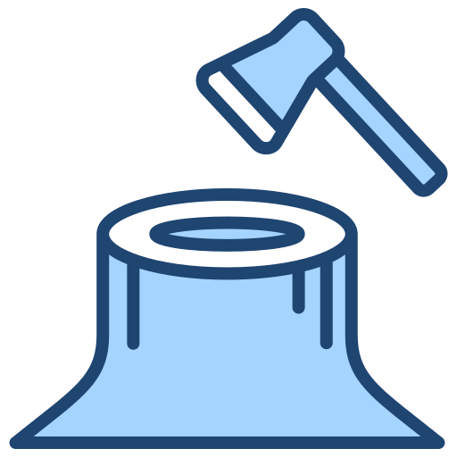 corte de madera icono gratis