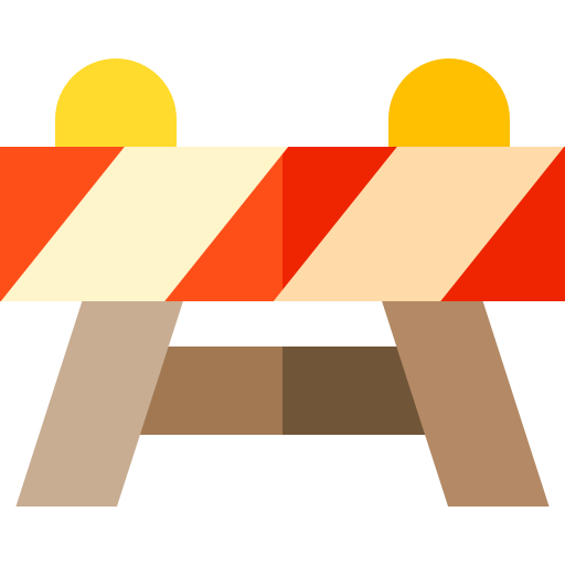 Barrier Basic Straight Flat icon