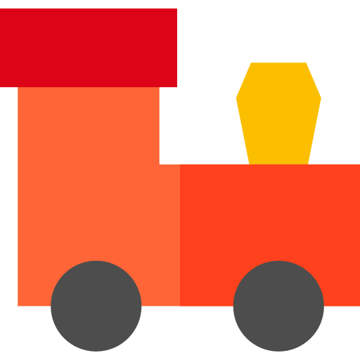 Train Basic Straight Flat Icon