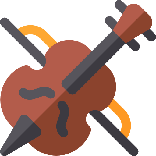 violín icono gratis