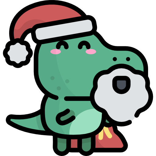 Santa claus Kawaii Lineal color icon