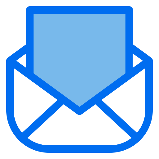 Mail Generic Blue icon