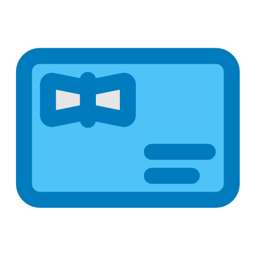 Подарочная карта бесплатно иконка