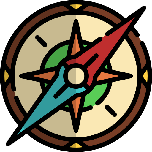 Compass Generic Outline Color icon