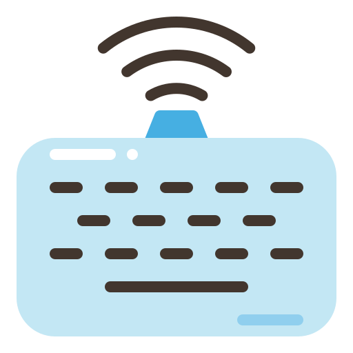 teclado inalambrico icono gratis