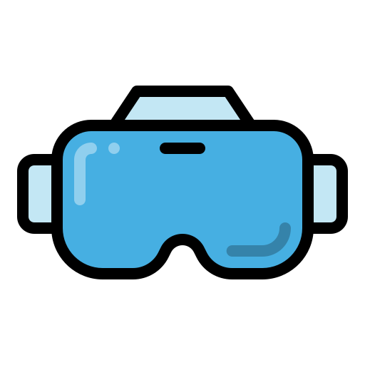 gafas de realidad virtual icono gratis