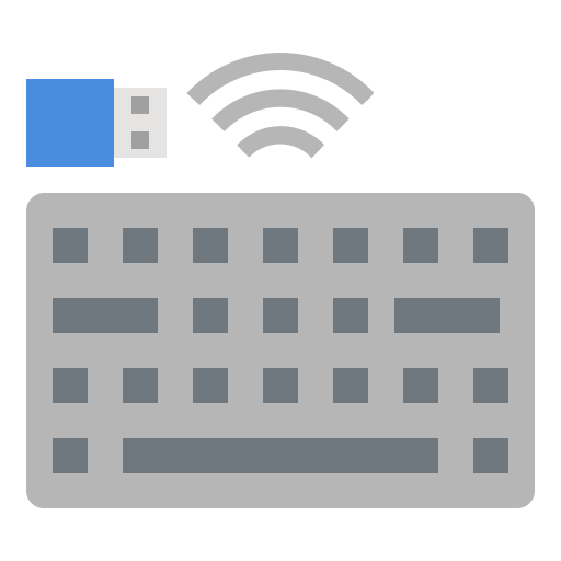 teclado inalambrico icono gratis