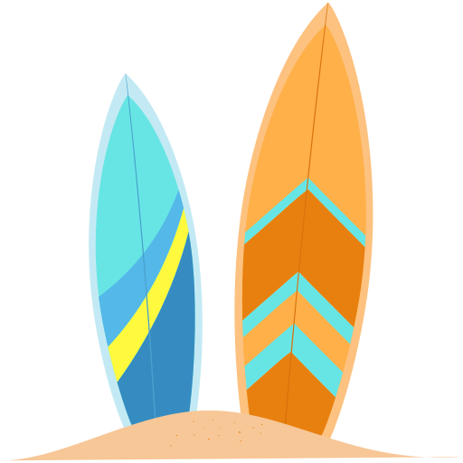 Surfing, surf, surfboard, beach icon - Download on Iconfinder