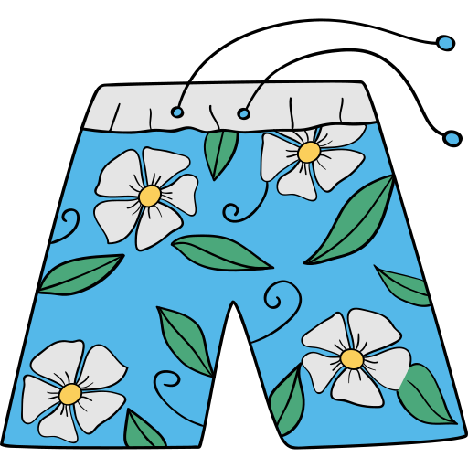 Swimming trunks Generic Outline Color icon