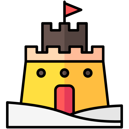 Sand castle free icon Sand castle free icon