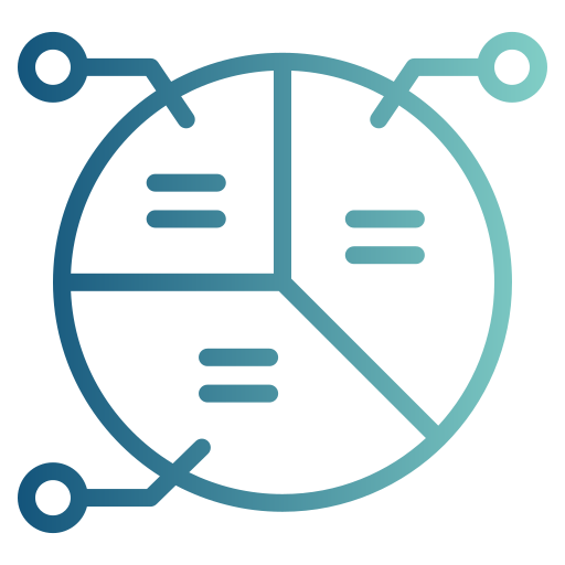 Pie chart Generic Gradient icon