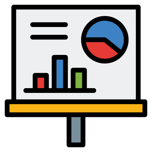 Presentation Generic Outline Color icon