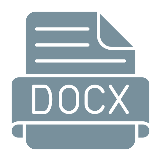 Docx Generic Simple Colors icon