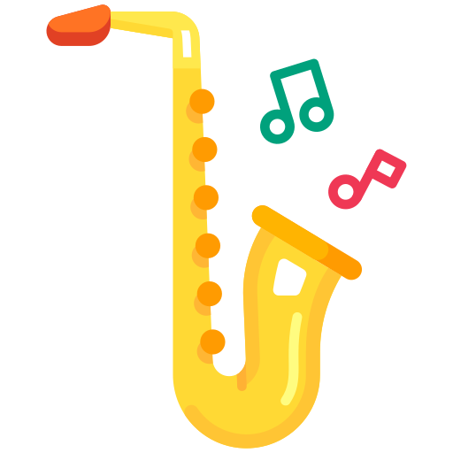 saxofón icono gratis