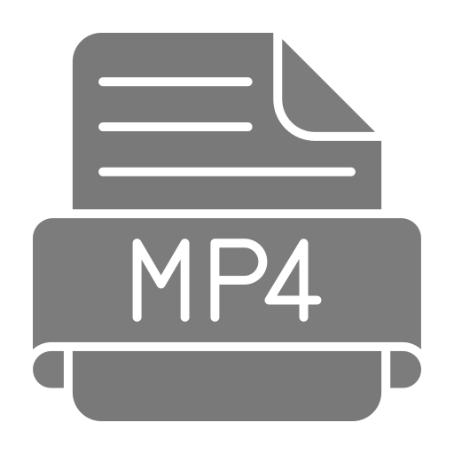 Mp4 - free icon