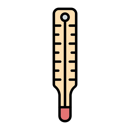 Thermometer Generic Outline Color icon