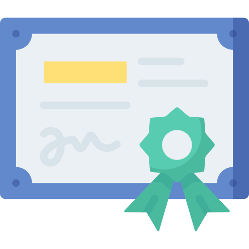 Certificate Special Flat icon