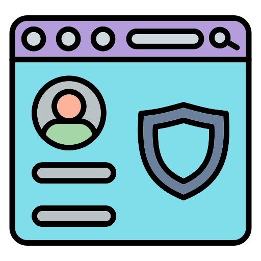 protección de datos icono gratis