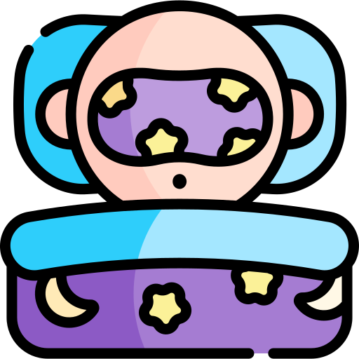 Sleep Kawaii Lineal Color Icon