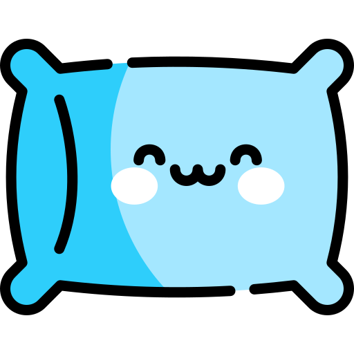 Pillow Kawaii Lineal color icon