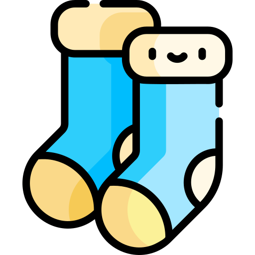 Socks Kawaii Lineal color icon