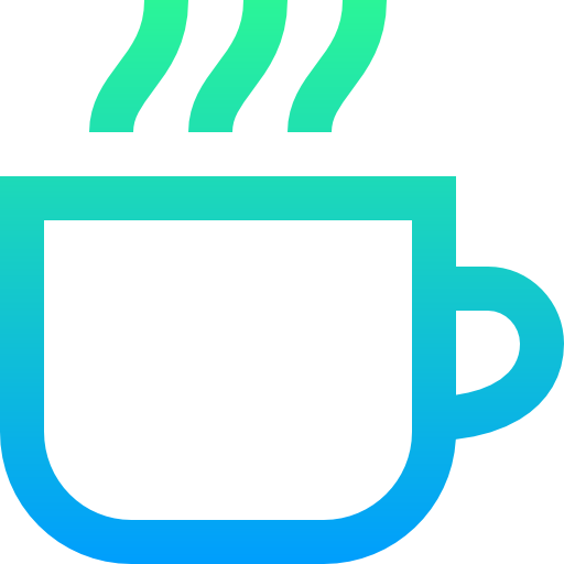 Coffee cup Super Basic Straight Gradient icon