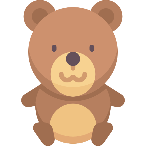 osito de peluche icono gratis