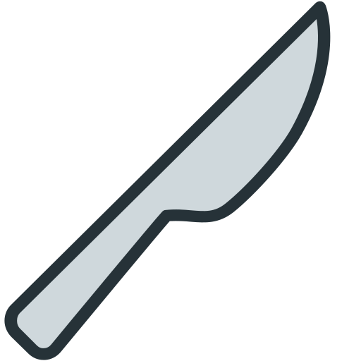 Knife Generic Outline Color icon