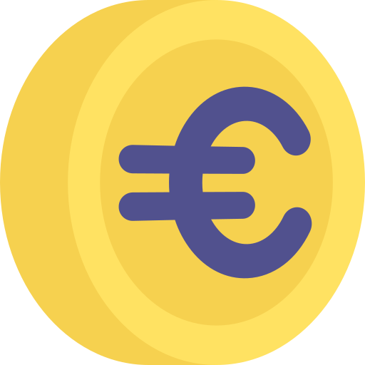 euro icono gratis