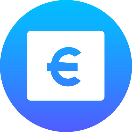 euro icono gratis