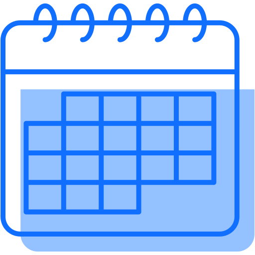 Calendar Generic Blue icon