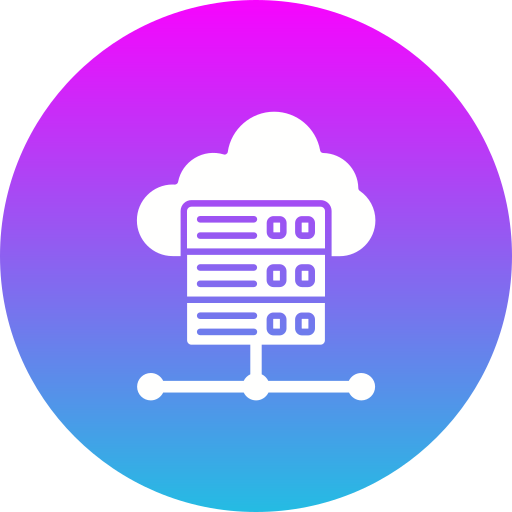 Cloud server Generic Flat Gradient icon