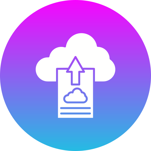 carga en la nube icono gratis