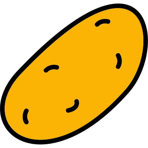 Potato Generic Outline Color icon