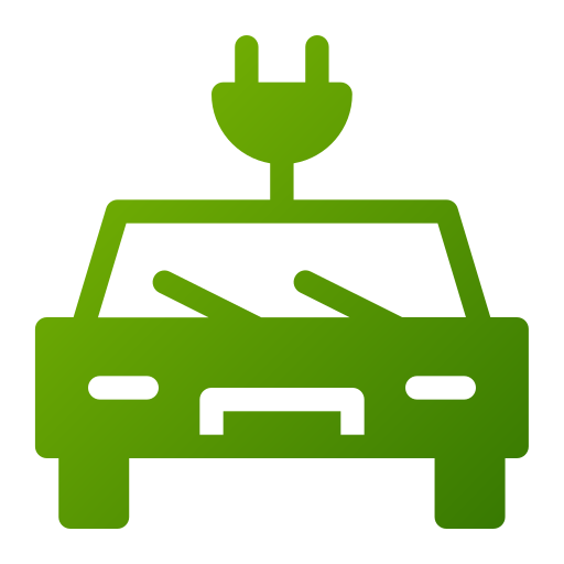 coche eléctrico icono gratis